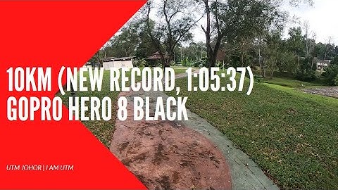 10km Run | New Record (1:05:37) | GoPro Hero 8 Black | Garmin Forerunner 245 Music | Timewarp