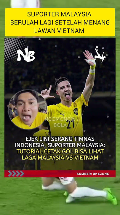 Suporter Malaysia mengkritik timnas Indonesia#sepakbola