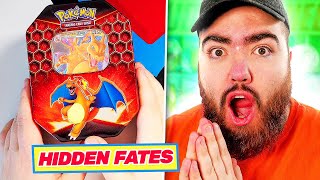 We Pulled Something INSANE! Opening HIDDEN FATES Pokemon Cards until we Pack a Shiny Charizard