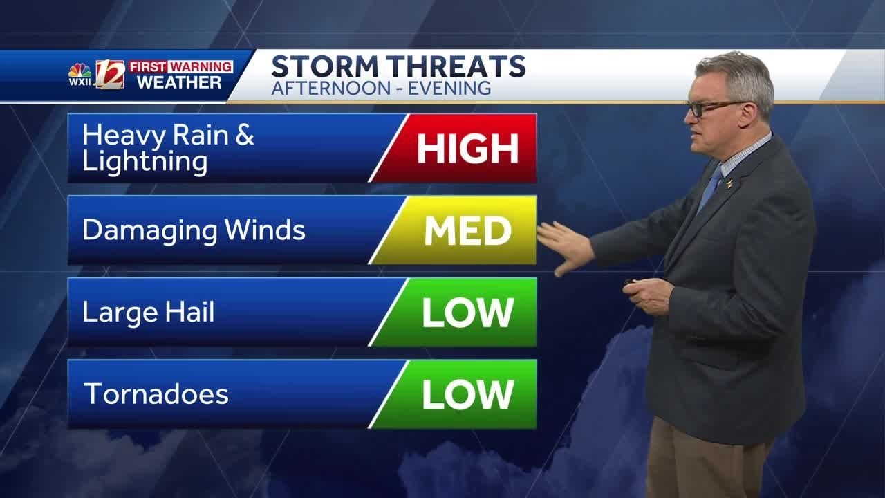 WATCH: Periods of Memorial Day Rain, few severe storms - YouTube