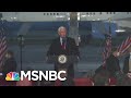 Pence On Campaign Trail Despite COVID Positive Staff As Cases Surge Across Country | Andrea Mitchell