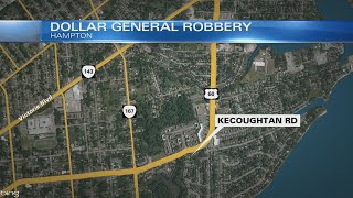 Police investigate armed robbery at Dollar General in Hampton
