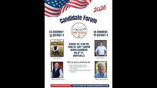 Yuba-Sutter Farm Bureau Candidate Forum, August 25, 2026