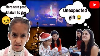 Christmas gifts mai charvi ke sare paise khatum ho gye🤣 || Christmas vlog