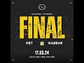 Live   grand finale obt vs gabbar 11 2nd innings kalinga premere league 2k24   ak143