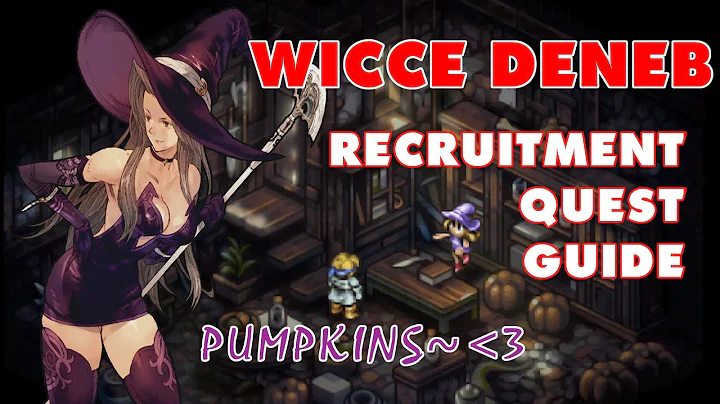 Tactics Ogre Reborn | Flirtatious Wicce Deneb Recr...