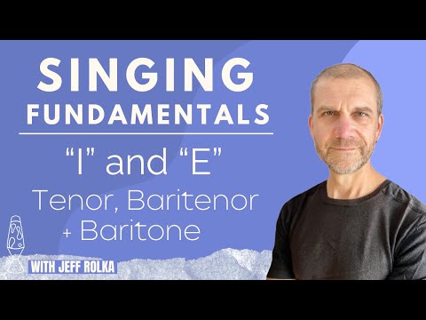 Singing Fundamentals - ee and ay - Tenor, Baritenor, Baritone