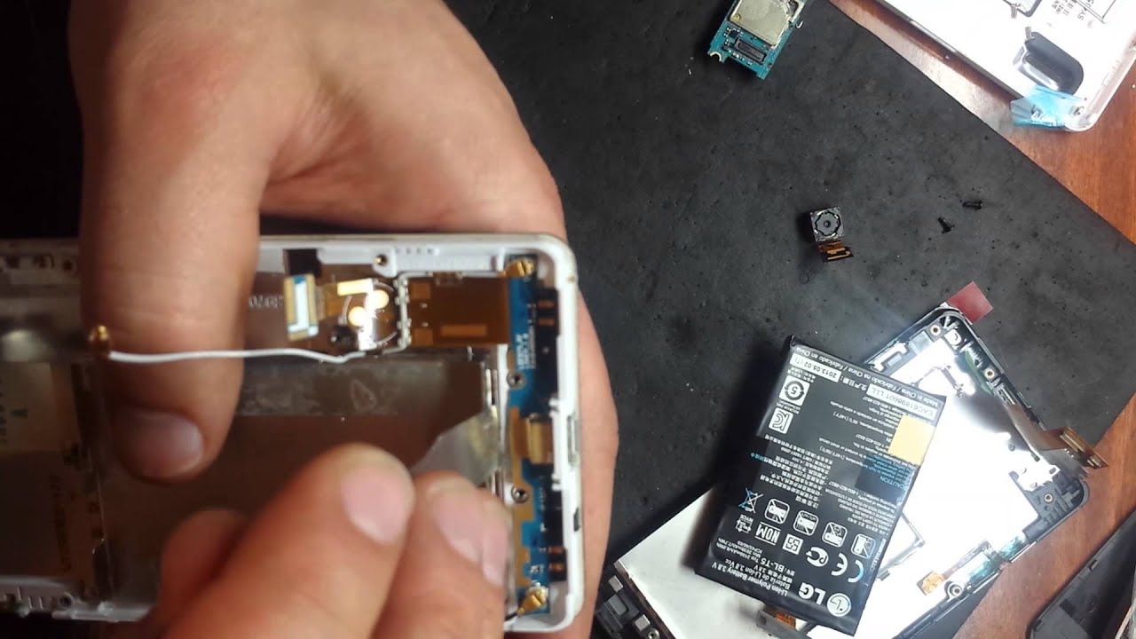 LG Optimus G E975 комплексная замена экрана сенсора и рамки