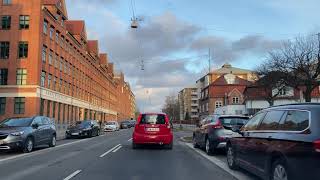 Copenhagen and Frederiksberg City | Driving In Denmark | 4k UHD 60fps|