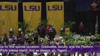 LSU College of Human Sciences & Education Commencement Fall 2024