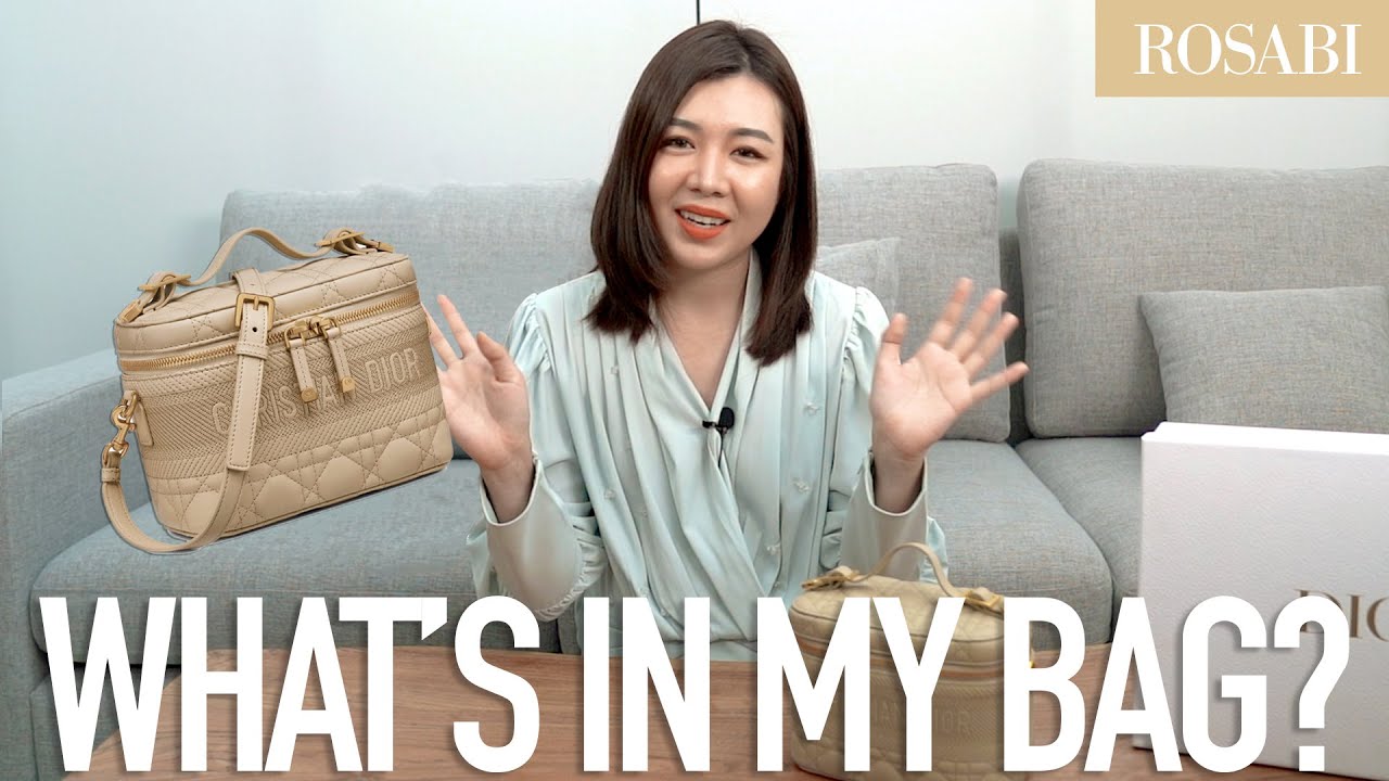 What's in my bag 2021 เปิดกระเป๋า Dior Small Travel Vanity Case