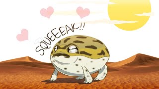 The Cutest Frog and His Angry Squeak!