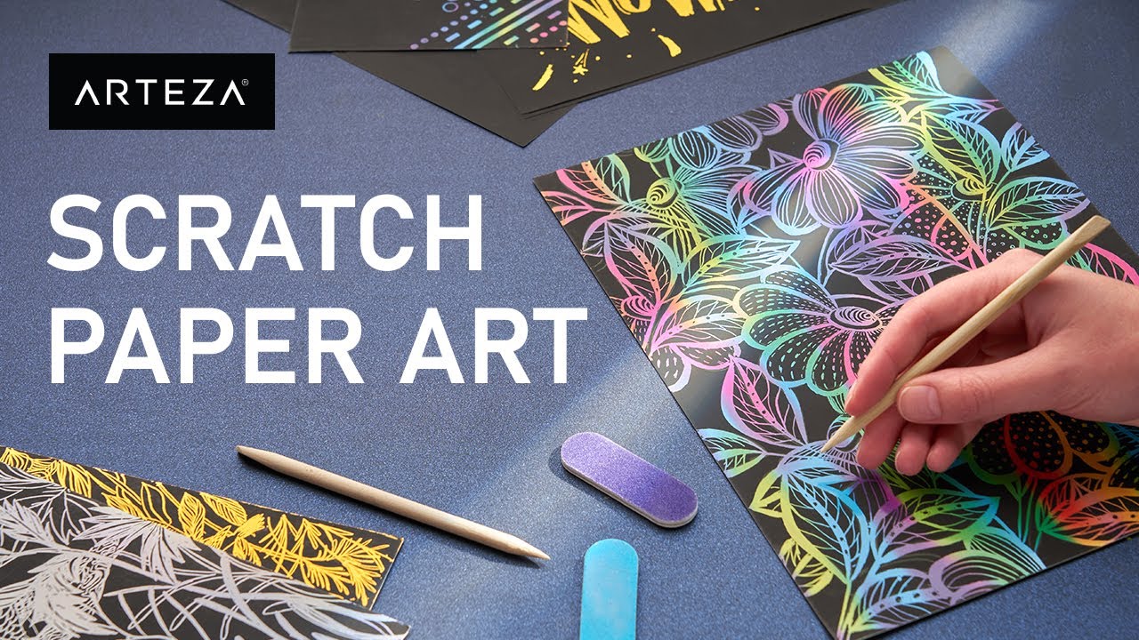 Easy Homemade Scratch Art – Art is Basic