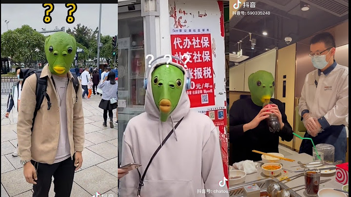 Đeo mặt nạ thằn lằn đi bộ phố troll người cực kì bá đạo đến từ " Tik Tok Douyin China