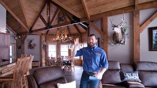 Tour the NEW Rustic Lodge! 4200 Sq Ft Open Concept Home! Part 1