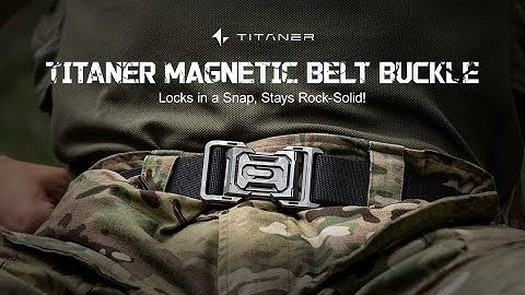 Now on Kickstarter: Titaner Magnetic TiBuckle: No More Loosening - Stay Secure!
