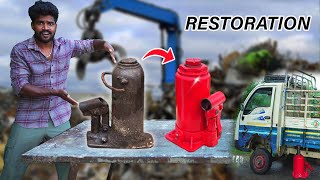 Restoration Old Hydraulic Jack Old To Gold Jack Repair Mr.village Vaathi