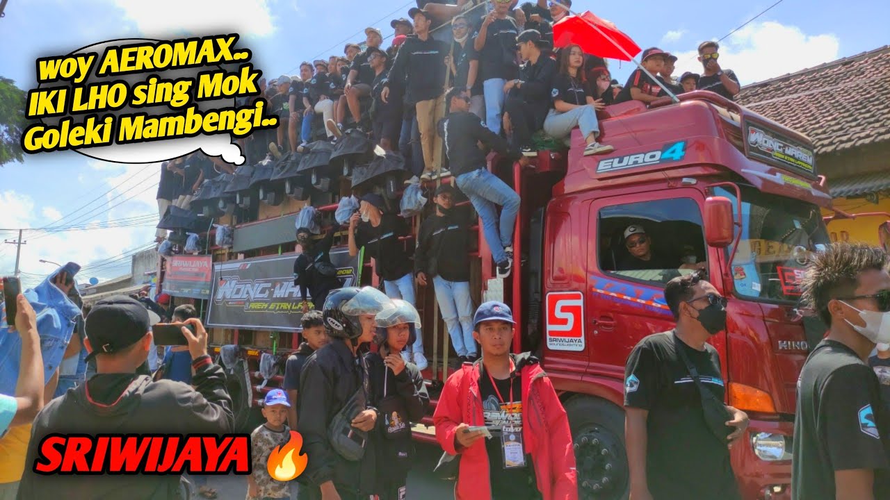 Sriwijaya datang jawab tantangan Aeromax dg mengebu gebu 🔥langsung kasih salam horeg