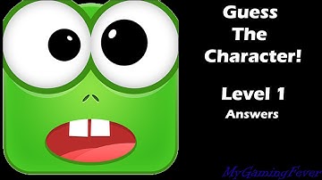 Guess The Character! - Level 1 Answers