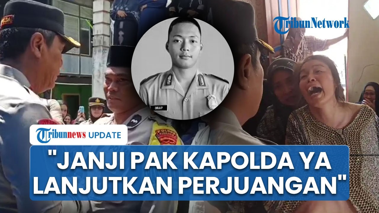 Tangis Histeris Ibunda Bripda DP Sembari Genggam Tangan Kapolda Sulsel, Minta Kasus Diusut Tuntas