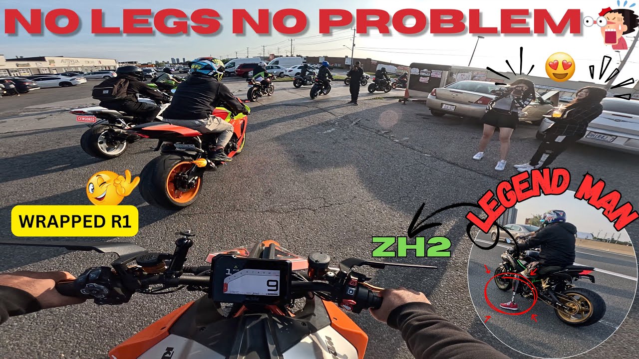 YEH HAI REAL LIFE HERO 🔥 BINA TAANGON KE RACER ON FASTEST BIKE – ZH2😱 HIGHWAY PR HUA ACCIDENT ⚠️ R1😍