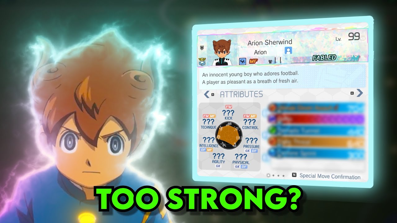 FABLED Arion Sherwind review: Worth It? (Inazuma Eleven Victory Road)