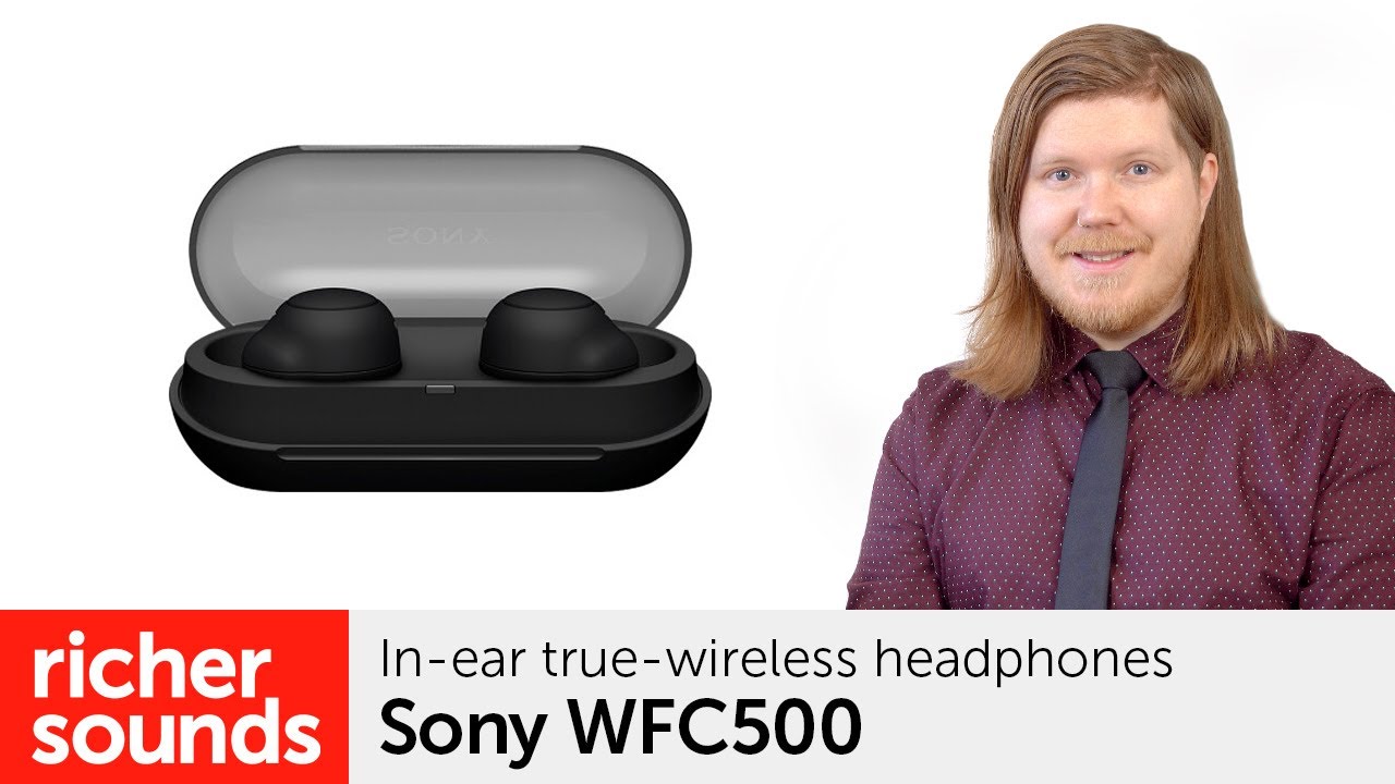 Sony WFC500 in-ear true-wireless headphones