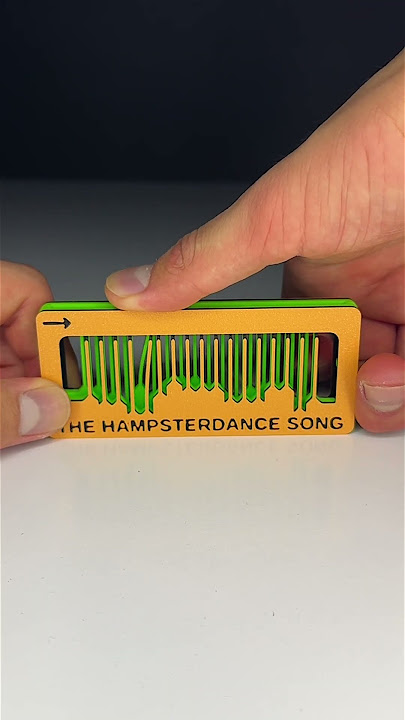 3D Printed Hamster Dance Song Musical Fidget