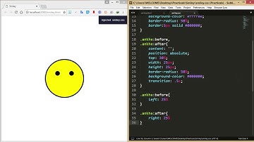 Smiley Hover Animation With Html and Pure CSS