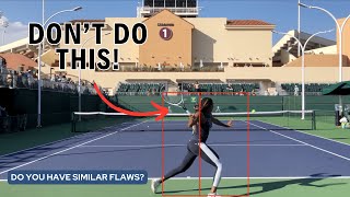 Coco Gauff's Forehand is a Hot Mess, Do You Have the Same Problem With Your Forehand? | #tennislife Net Worth