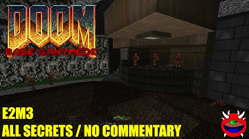 Doom: Base Ganymede - E2M3 - UVMAX No Commentary