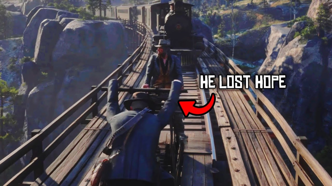 Arthur looked like he lost hope of survival in his final push on ...
