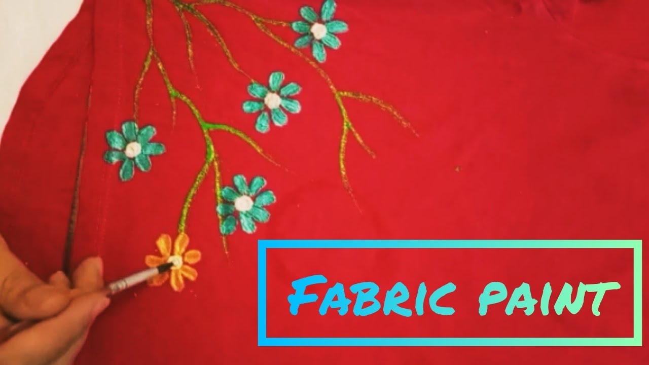 How to do fabric paint on T.shirt My first attempt YouTube