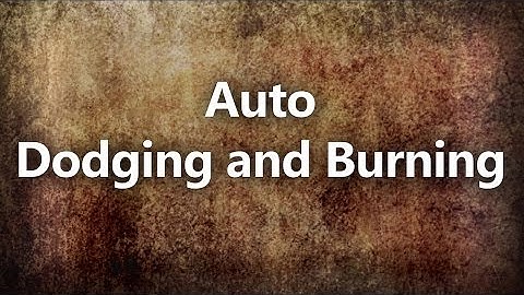 Automatic Dodging and Burning in Photoshop