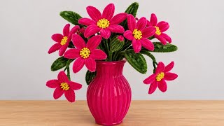 It’s amazing how Easy it is to make these flowers from Pipe Cleaners @AndreeaS_Art_DIYs
