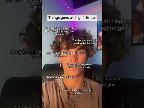 Things guys wish