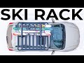 Crosstrek Ski Racks - Yakima FatCat 4 EVO on Yakima LockNLoad Platform