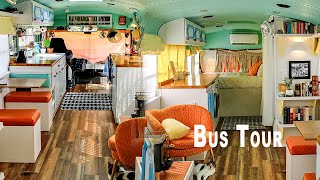 Bus converted into home