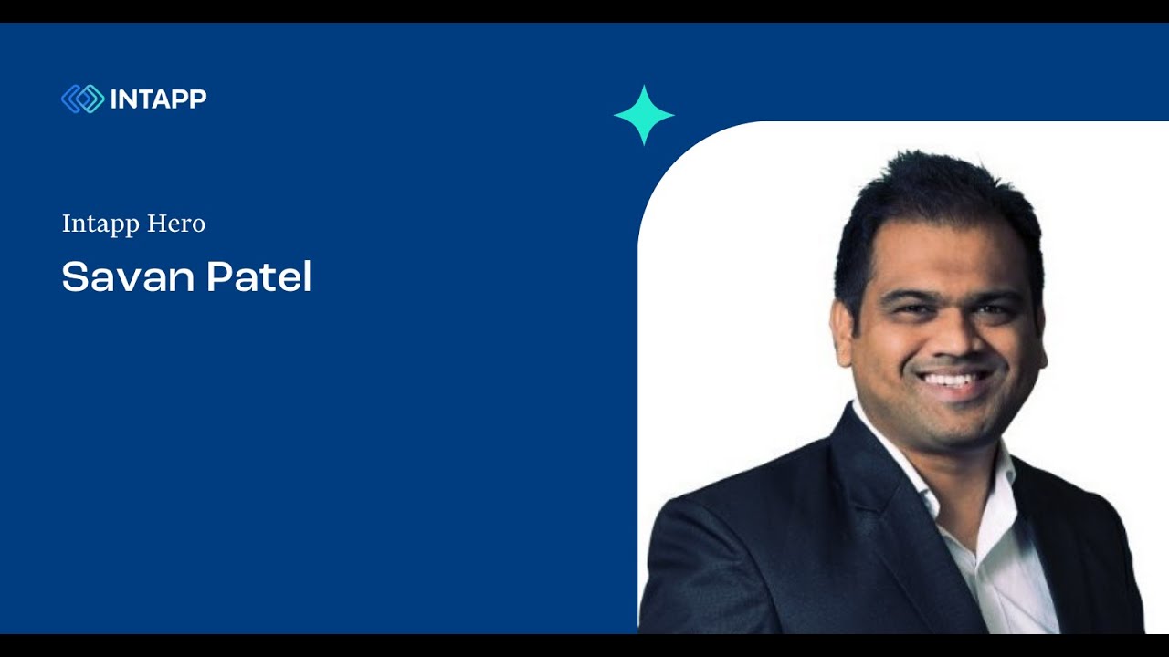 Intapp February Hero, Savan Patel