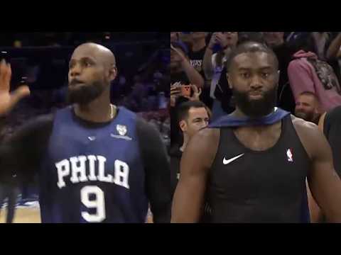 LeBron James and Jaylen Brown COOK in 76ers scrimmage - Full Highlights