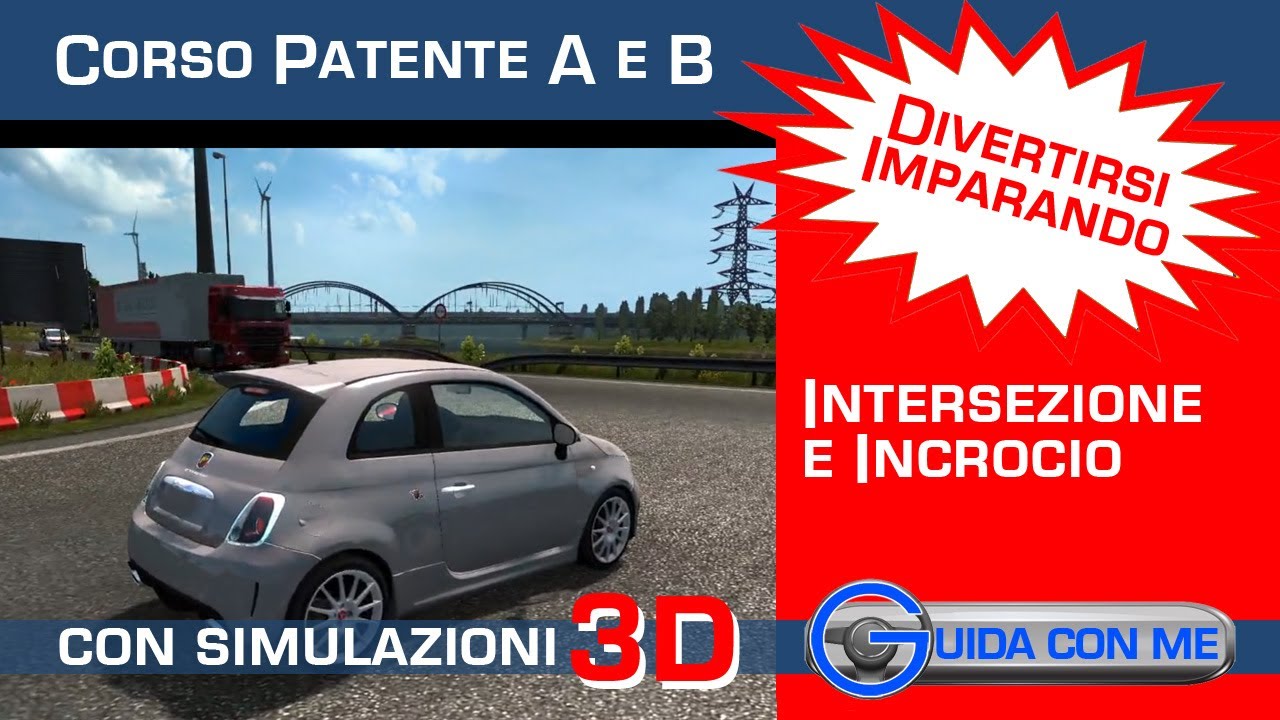 Incroci Patente B - Tipi di intersezioni, incroci e Confluenze - Teoria patente B