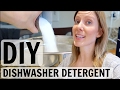 NATURAL DISHWASHER DETERGENT DIY