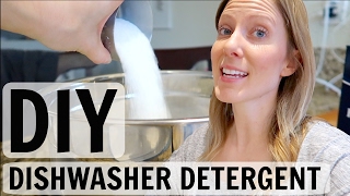 NATURAL DISHWASHER DETERGENT DIY