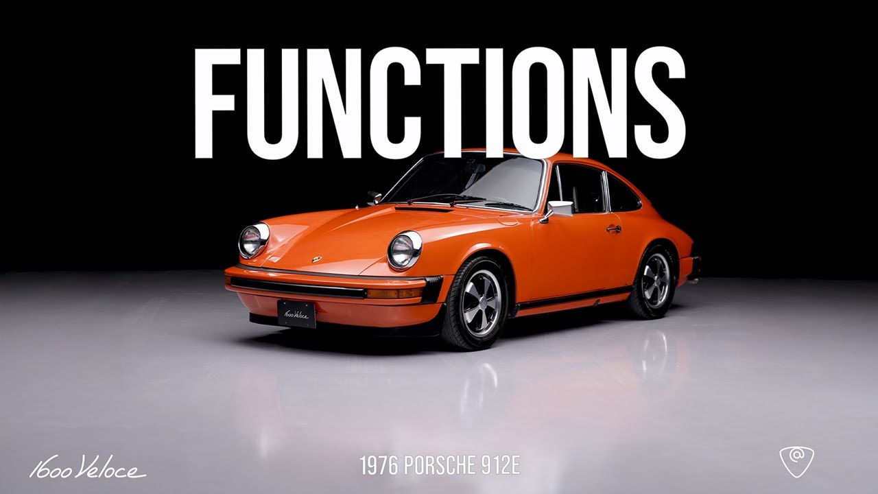 Continental Orange 1976 Porsche 912E | Functions