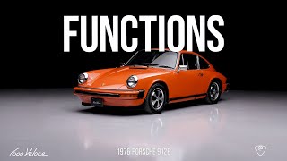 Continental Orange 1976 Porsche 912E Functions