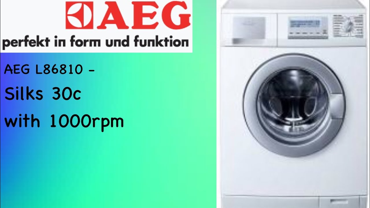 AEG Lavamat L86810 - Silks 30 (Full cycle)