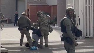 VIDEO: Blind man dragged by federal agents into Portland ICE facility