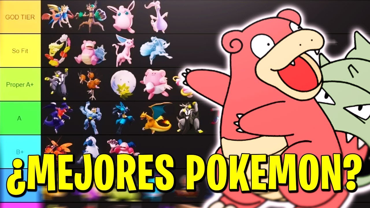 REACCIÓN TIER LIST de MEJORES POKEMON RANKED MASTER en POKEMON UNITE de ...