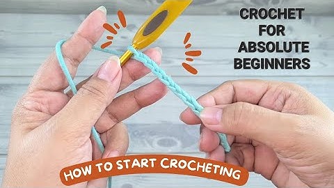 How to Crochet | For Absolute Beginners|Lesson#2|Slip Knot & Chain Stitch ✨️