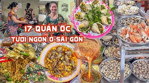 Tổng hợp 17 QUÁN ỐC hàng tươi ngon, chế biến xịn sò ở Sài Gòn năm 2024 | Địa điểm ăn uống